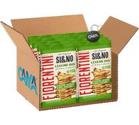 Fiorentini Si&No Mini Gallette Triangolari di Mais con Legumi no Fritti (Senza Glutine - Gluten Free) 80g [CAIYA® BOX da 8 Confezioni]