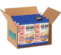 Fiorentini Si&No Mini Gallette Triangolari di Riso al Sale Marino no Fritti (Senza Glutine - Gluten Free) 100g [CAIYA® BOX da 8 Confezioni]