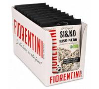 Fiorentini SI&NO Riso Nero Mini Gallette con Riso Nerone - Box 10 Bustine Monoporzione da 20g - Snack Croccante Non Fritto, Senza Glutine, Vegan, Senza Lievito