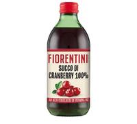 Fiorentini Succo di Cranberry Mirtillo Rosso Americano 100% Concentrato in Bottiglia 330ml