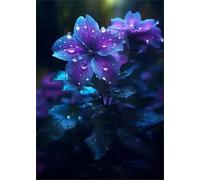 Fiori a goccia di rugiada Puzzle di 120 Pezzi per Adulti, Alta Qualità puzzle adulti, Puzzles Classico Relax Giochi, Regalo Perfetto
