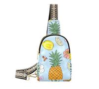 Fiori alla moda ananas blu borsa a tracolla moda moda piccole borse a tracolla per il pacchetto di giorno