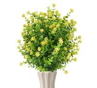 Fiori artificiali da esterno anti-UV | Fiori Artificiali Realistici Resistenti UV Con Picchetto | Arbusti Finti Da Esterno,per Terreno Giardino Portico Interno Cortile Casa Frontale Paesaggistica Pati