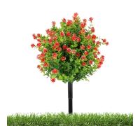 Fiori artificiali da esterno resistenti ai raggi UV | arbusti realistici resistenti ai raggi UV | Arbusti finti da esterno | per la primavera per interni ed esterni, per interni ed esterni, patio
