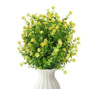 Fiori artificiali da esterno resistenti ai raggi UV,Decorazione Realistica Resistente UV | Pali per fiori finti da esterno,per Terreno Giardino Portico Interno Cortile Casa Frontale Paesaggistica Pati