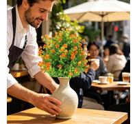 Fiori artificiali da esterno resistenti ai raggi UV | Tutor artificiale realistico resistente ai raggi UV, fiori finti all'aperto, per il giardino, il nostro portico, cortile, casa