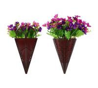 Fiori Artificiali Decorativi Fiore Artificiale Appesi Cestino Di