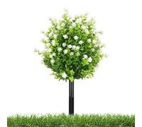 Fiori Artificiali - Decorazione Resistente Ai Raggi UV Per Esterni, Realistica Resistente Ai Raggi UV | Decorazioni Verdi Artificiali | Fiori Finti Da Esterno | Per Il Cimitero Paesaggistico Del Porti