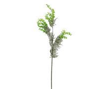 Fiori artificiali del bouquet simulato Progettazione morbida Lifelet 3 Prongled Design per oggetti di fotografia di decorazione per la casa Filo di ferro in plastica rispettoso (Verde)