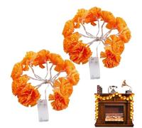 Fiori artificiali di calendula a LED, decorazione realistica per il giorno dei morti e Diwali, funzionamento a batteria per una facile installazione, decorazioni perfette per la casa, accenti floreali