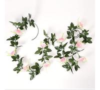 Fiori artificiali di edera da appendere, 7 26,5 m, per feste di nozze, decorazione per interni ed esterni, ghirlanda di fiori in seta resistente, facile manutenzione, lunga durata, senza insetti