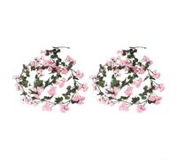 Fiori artificiali di seta per la casa, 1,8 m, rosa