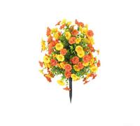 Fiori artificiali, fiori finti mattutini gloria con piante erbacee per interni ed esterni, installazione semplice per giardino e casa