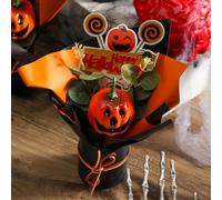 Fiori Artificiali Halloween | Bouquet Floreale Artificiale terrificante, Decorazione Resistente sbiadimento per Feste Halloween Soggiorno Camera da Letto Cucina Bagno casa incantata Autunno