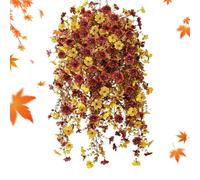 Fiori Artificiali Per Decorazione 'Autunno | Pianta da Giardino | 70 Centimetri Resistente Ai Raggi UV Fiori Autunnali Per Esterno | per Decorazione di Portico Patio Balcone Recinzione Ringhiera Corti