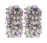 Fiori Artificiali per Esterno,2 Pezzi Piante Artificiali Realistiche - Rampicanti Floreali per Esterno,per Patio Portico Terrazzo Balcone Cortile Gazebo Parete Ingresso Giardino Primavera Autunno