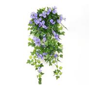 Fiori Artificiali Realistici Di Ipomea, Viticci Finti Resistenti Ai Raggi UV For Giardini Esterni, Interni, Casa E Ufficio.(Purple)