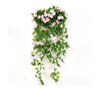 Fiori Artificiali Realistici Di Ipomea, Viticci Finti Resistenti Ai Raggi UV For Giardini Esterni, Interni, Casa E Ufficio.(Light pink)