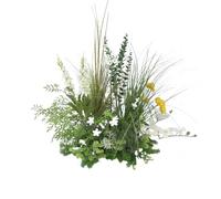 Fiori artificiali realistici, pianta finta, verde esente da manutenzione, piante artificiali per la decorazione della casa e dell'ufficio (D)