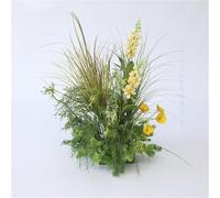 Fiori artificiali realistici, pianta finta, verde senza manutenzione, piante artificiali per la decorazione della casa e dell'ufficio (F)