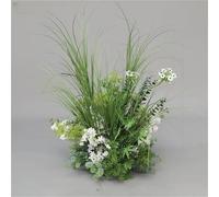 Fiori artificiali realistici, pianta finta, verde senza manutenzione, piante artificiali per la decorazione della casa e dell'ufficio (A)