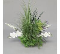 Fiori artificiali realistici, pianta finta, verde senza manutenzione, piante artificiali per la decorazione della casa e dell'ufficio (E)