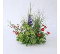 Fiori artificiali realistici, pianta finta, verde senza manutenzione, piante artificiali per la decorazione della casa e dell'ufficio (M)