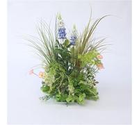 Fiori artificiali realistici, pianta finta, verde senza manutenzione, piante artificiali per la decorazione della casa e dell'ufficio (N)