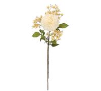 Fiori artificiali, set di 2 rami di seta, fiori artificiali, decorazione autunnale, fiori autunnali, fiori decorativi, fiori autunnali, fiori decorativi, floristica, per bouquet, ghirlanda, crema
