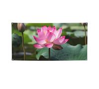 Fiori Banner e segni per esterni e interni Decorazione per feste Banner personalizzato con occhielli Sfondo di compleanno Cartello Poster Foto Sfondo per eventi di nozze Medio