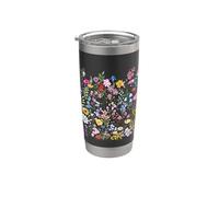 Fiori Bicchiere termico in acciaio inox doppia parete