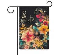 Fiori colorati Bandiere da giardino 30,5 x 45,7 cm bandiera esterna a doppia faccia bandiera estiva bandiera floreale benvenuto giardino bandiere stagionali decorazioni per le vacanze