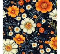 Fiori Colorati Carta da Parati Rimovibile Acquerello Crisantemo Autoadesiva Impermeabile Ispessita Opaco Pellicola Adesivo Mobilia Decorativo Rullo Sticker per Cucina Camera da Letto Bagno 0.52x5 m