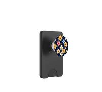 Fiori colorati Midnight Pattern Fiori Floreale PopSockets PopWallet per MagSafe