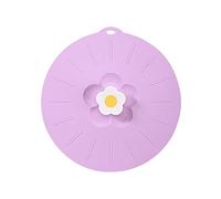 Fiori Coperchio in Silicone per la Conservazione e la Cottura degli Alimenti, Coperchi in Silicone per Ciotole e Coperchi per Alimenti, Coperchio in Silicone Fresh per Chiusura Ermetica Sulla(Viola S)