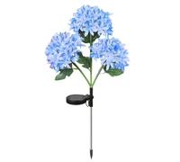 Fiori da esterno impermeabili - Luci di fiori, Ortensie artificiali con 2 modalità di illuminazione | Petali di seta, decorazione per paesaggistica, ideale per il giardino e le terre