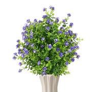 Fiori da esterno resistenti ai raggi UV,Tutor Artificiale Realistico Resistente ai UV,Pioli da fiori fittizi per esterni | Per pavimenti giardino portico interno cortile casa estate facciata paesaggio