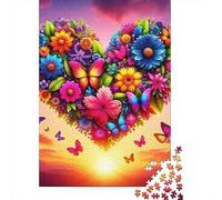 Fiori d'amore Jigsaw Puzzle Impossibili 1000 Pezzi Decorazione Per La Casa. Giochi Rilassamento E Intelligence Per Adulti E Bambini Da 12 Anni 1000pcs (75x50cm)