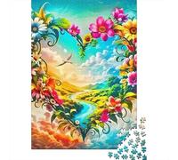 Fiori d'amore Jigsaw Puzzle Impossibili 1000Pcs Decorazione Per La Casa. Rilassamento E Intelligence Per Adulti E Bambini Da 12 Anni 1000pcs (75x50cm)