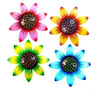 Fiori decorativi in metallo per pareti per creare uno splendido punto focale nel tuo spazio (arancione)