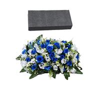 Fiori del cimitero per la decorazione esterna realistica resistente ai | Fiori finti decorazioni per cimitero per lapide all'aperto cimitero lapide da giardino cortile festa