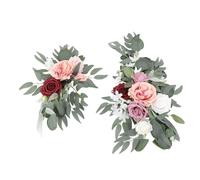 Fiori del Matrimonio Artificiale Decorazione Realistica per Segnali di Benvenuto di Nozze, Eccellenti Decorazioni D'interni, 2 Pezzi (#1) (#2) (#3) (#4) (#5)