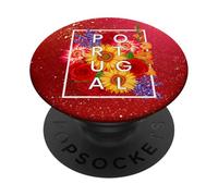 Fiori del Portogallo Arte - Orgoglio Portoghese PopSockets PopGrip Adesivo