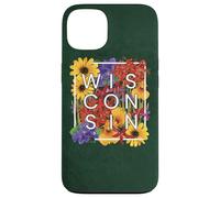 Fiori del Wisconsin Word Art - Wisconsinite Pride Custodia per iPhone 13
