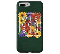 Fiori del Wisconsin Word Art - Wisconsinite Pride Custodia per iPhone 7 Plus/8 Plus