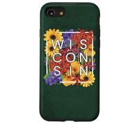 Fiori del Wisconsin Word Art - Wisconsinite Pride Custodia per iPhone SE (2020) / 7 / 8