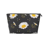 Fiori della margherita, Borsa da toilette Borsa per trucco Borsa per cosmetici Borsa da toilette da viaggio portatile