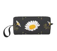 Fiori della margherita, Borsa per il trucco Borsa per cosmetici Borsa da toilette da viaggio portatile Borsa per trucco Organizer