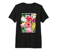 Fiori della Thailandia Word Art - Thai Pride Maglietta Premium