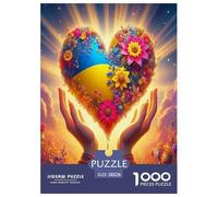 Fiori dell'Amore Jigsaw Puzzle Impossibili 1000Pcs Decorazione Per La Casa. Giochi Rilassamento E Intelligence Per Adulti E Ragazzi Da 14 Anni 38x26cm/1000pcs